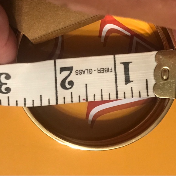 New 1st & Gorgeous By Carolee Burnt Orange & Ivory Gold Tone Bangle Bracelet Set - Picture 7 of 14